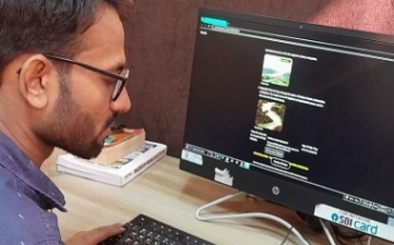 Python programming for visually impaired